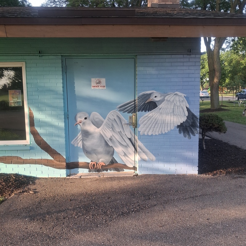 mural in Madison Heights by artist Jennifer Ramirez.