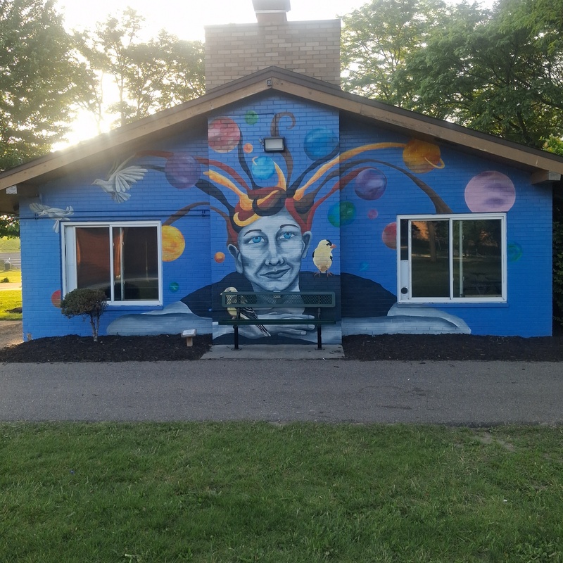 mural in Madison Heights by artist Jennifer Ramirez.