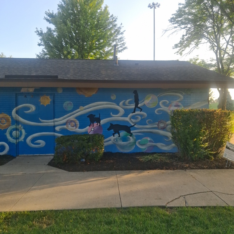 mural in Madison Heights by artist Jennifer Ramirez.