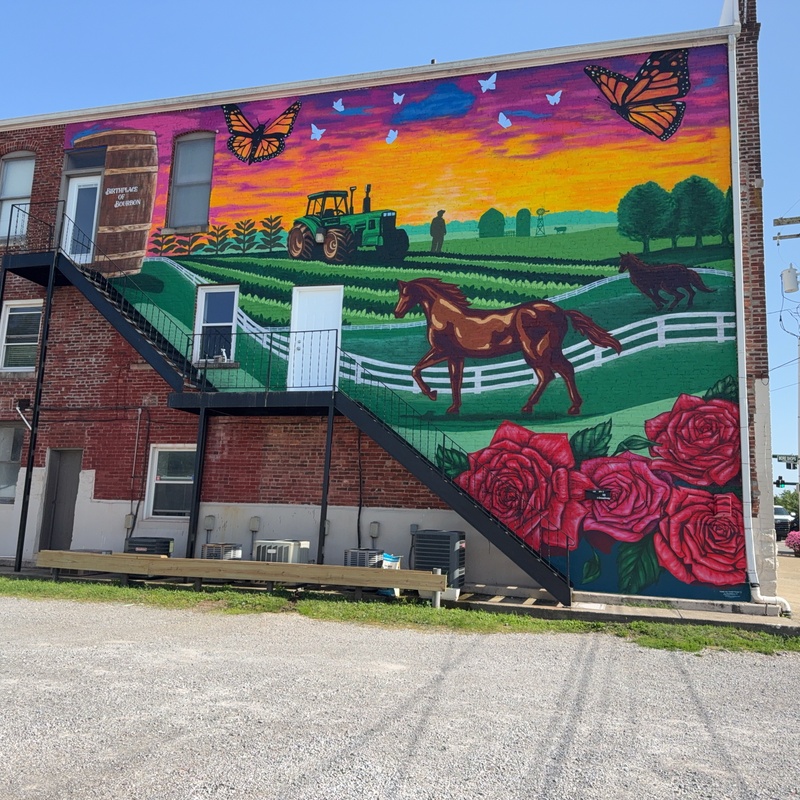 mural in Georgetown by artist unknown.