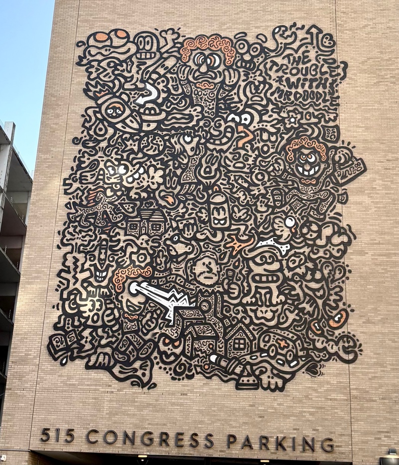 mural in Austin by artist unknown.