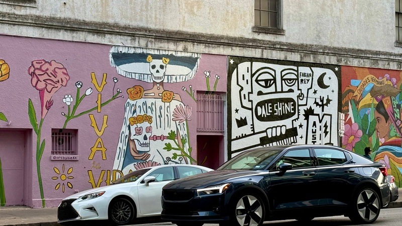 mural in Austin by artist unknown.