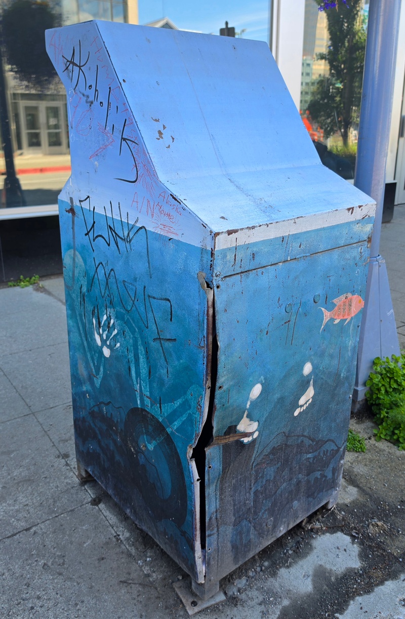 mural in Anchorage by artist unknown.