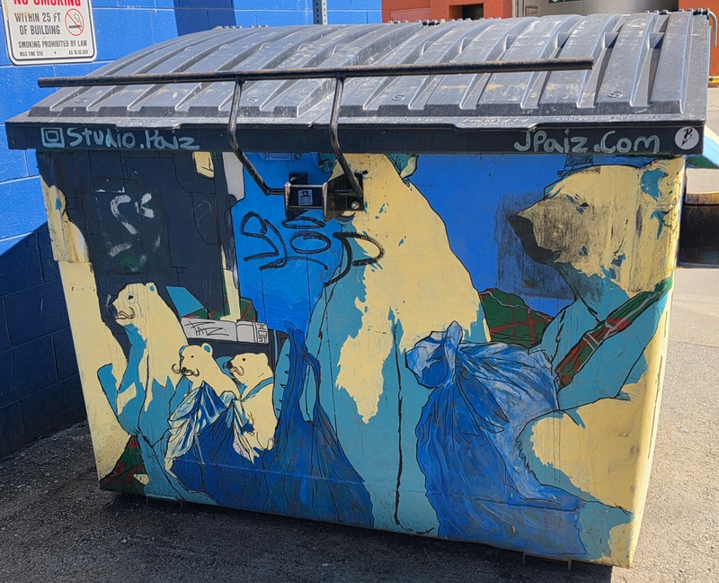 mural in Anchorage by artist unknown.