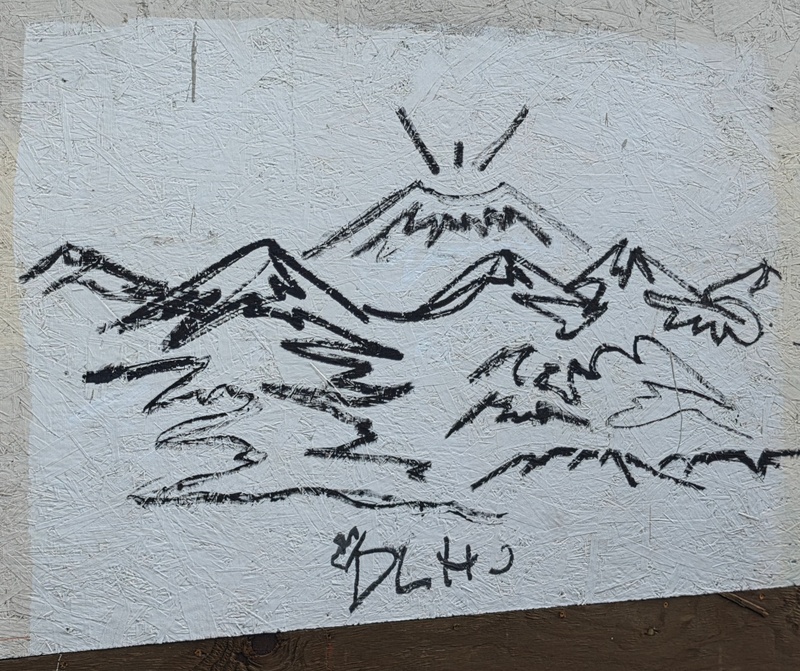 mural in Anchorage by artist unknown.