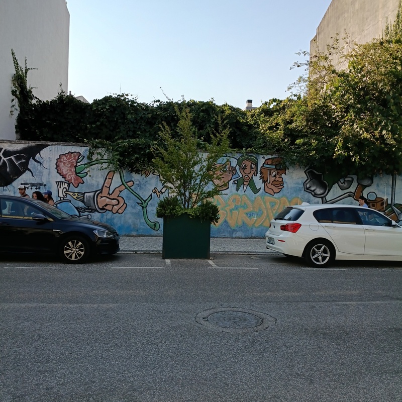 mural in Leiria by artist unknown.