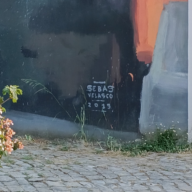 mural in Leiria by artist unknown.