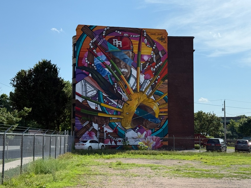 mural in Holyoke by artist David Zayas.