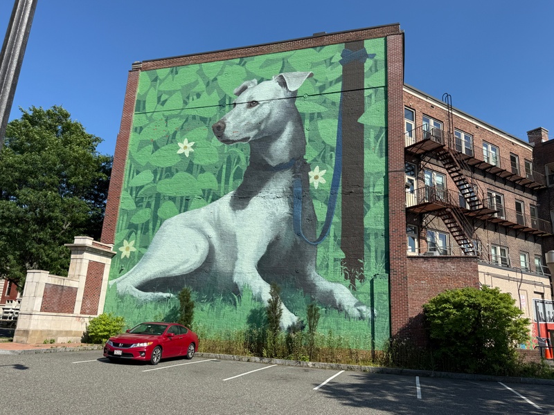 mural in Chicopee by artist unknown.