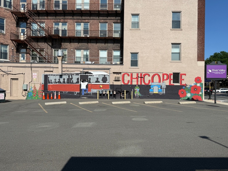mural in Chicopee by artist unknown.