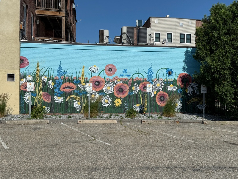 mural in Chicopee by artist unknown.