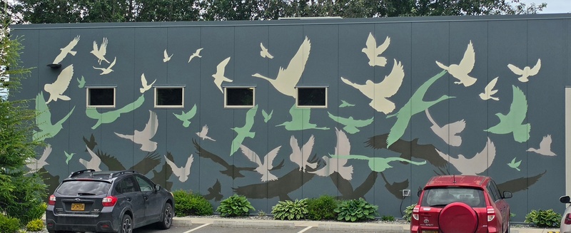 mural in Anchorage by artist unknown.