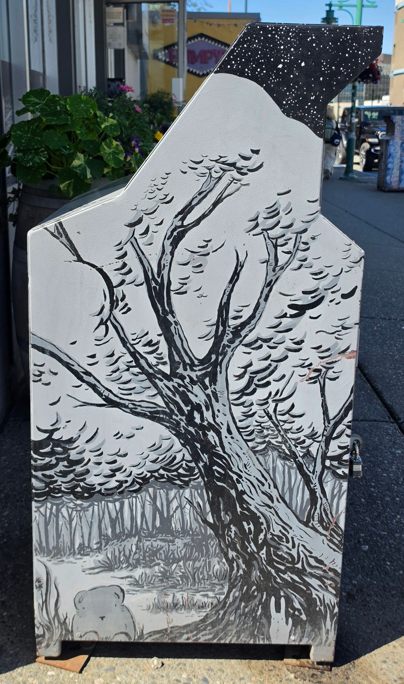 mural in Anchorage by artist unknown.