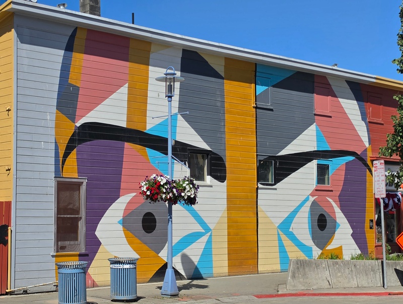 mural in Anchorage by artist unknown.