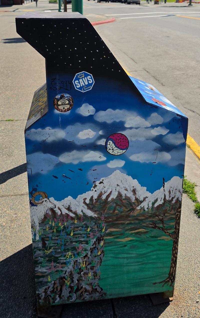 mural in Anchorage by artist unknown.