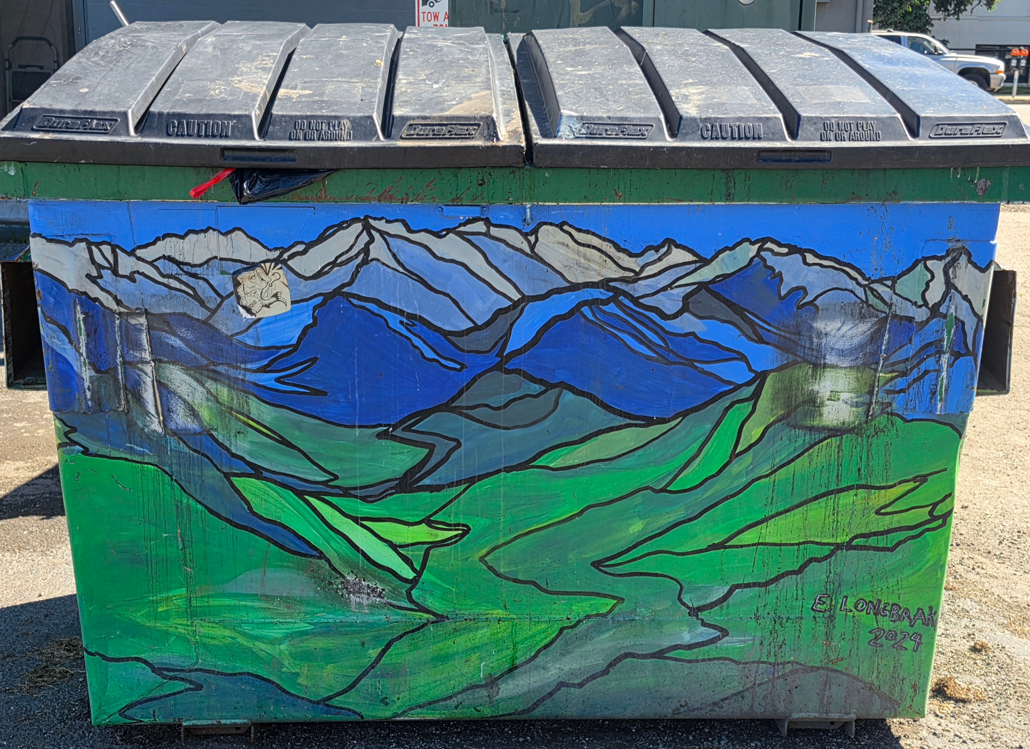 mural in Anchorage by artist unknown.
