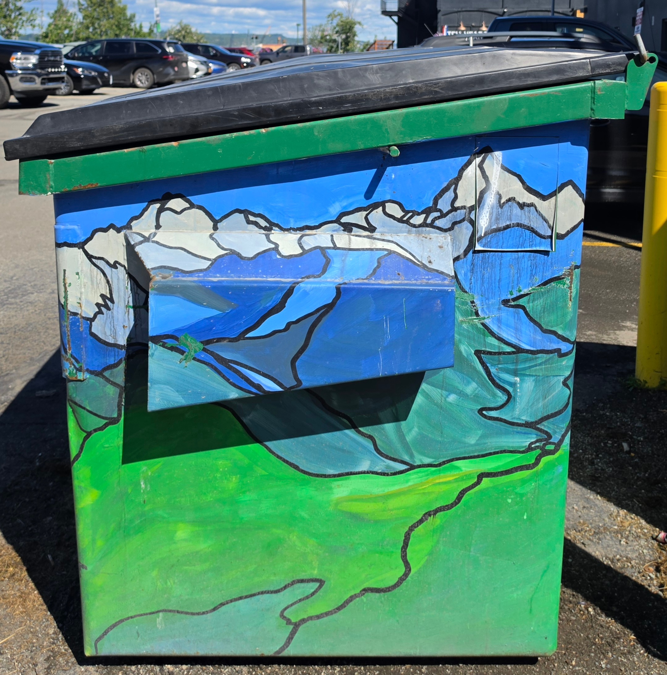 mural in Anchorage by artist unknown.