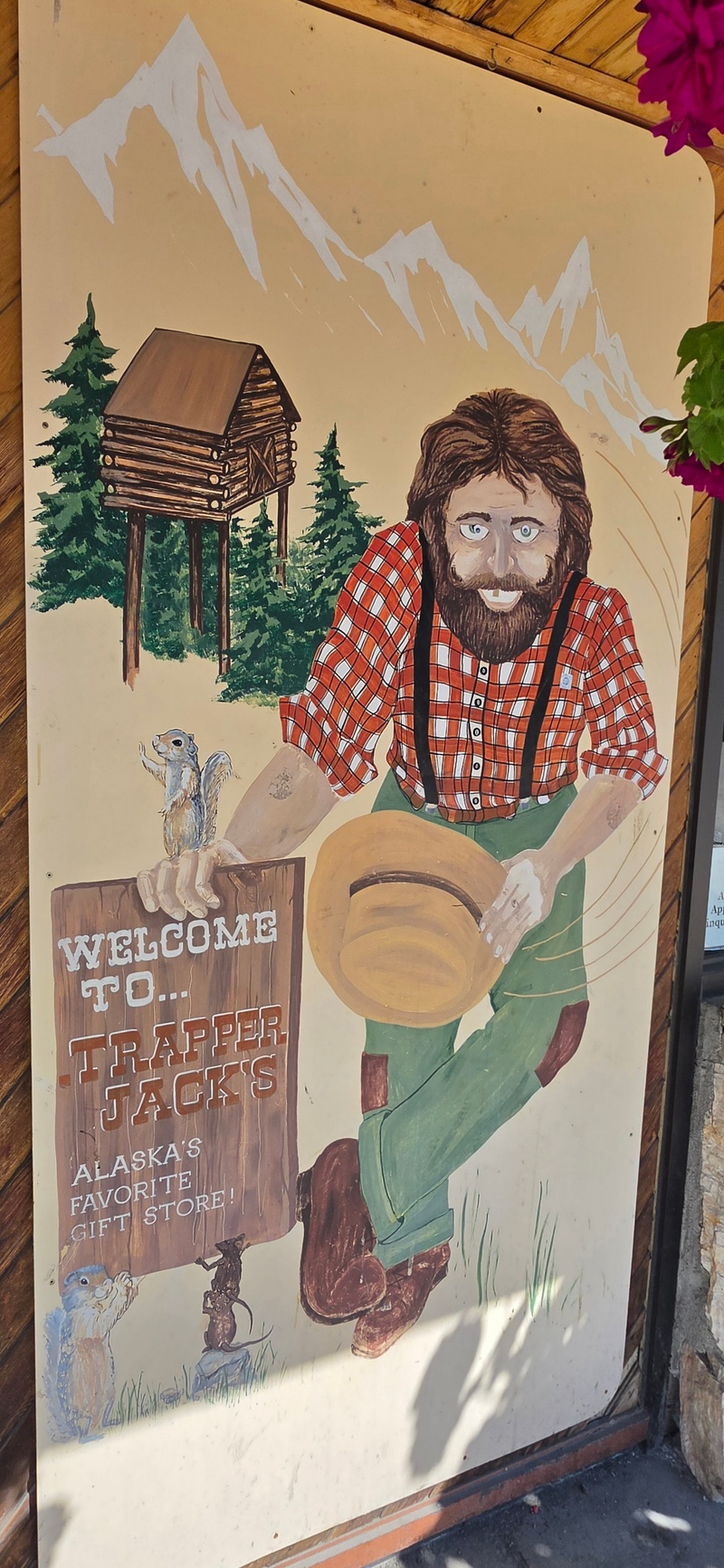 mural in Anchorage by artist unknown.