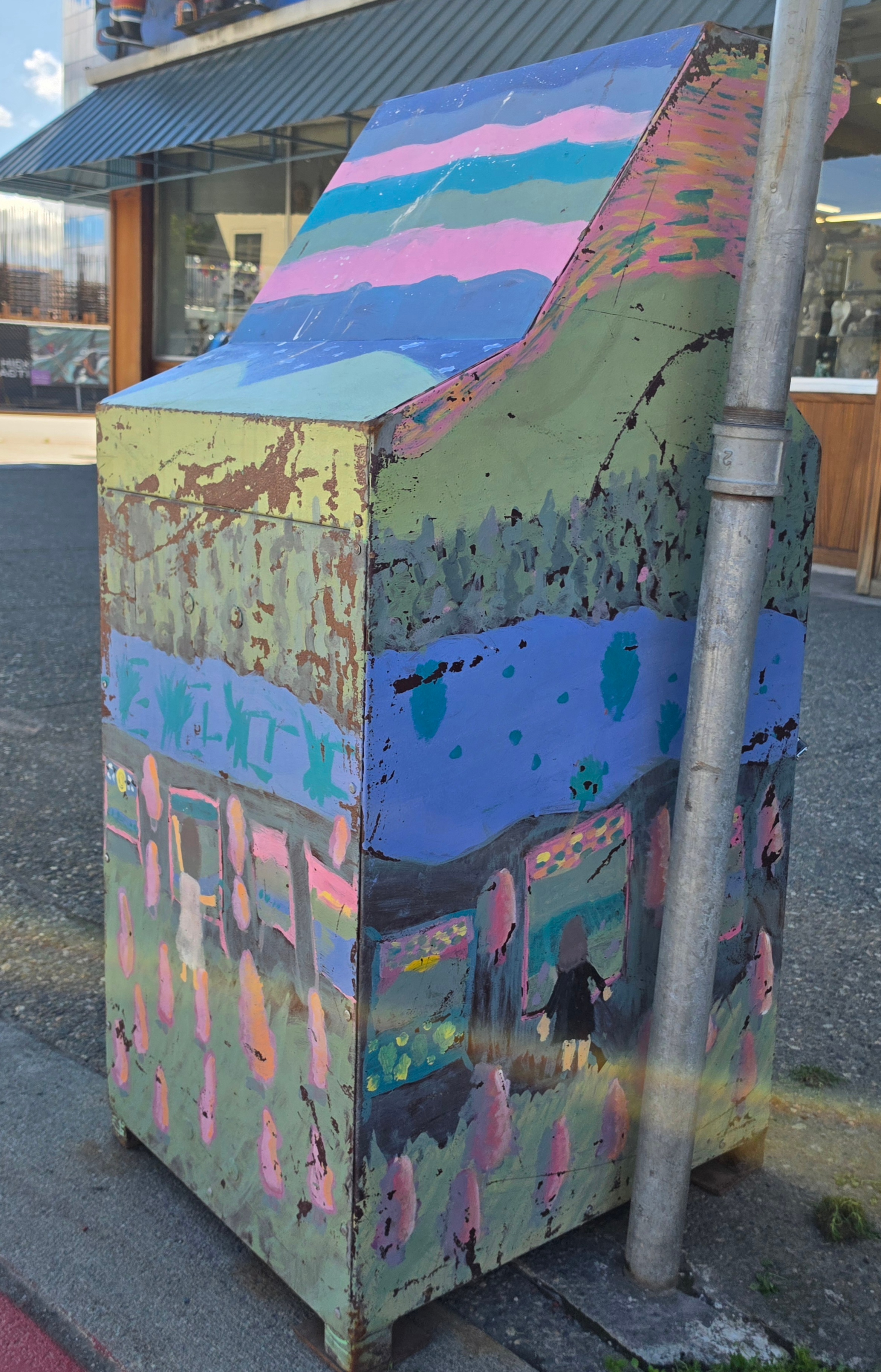mural in Anchorage by artist unknown.