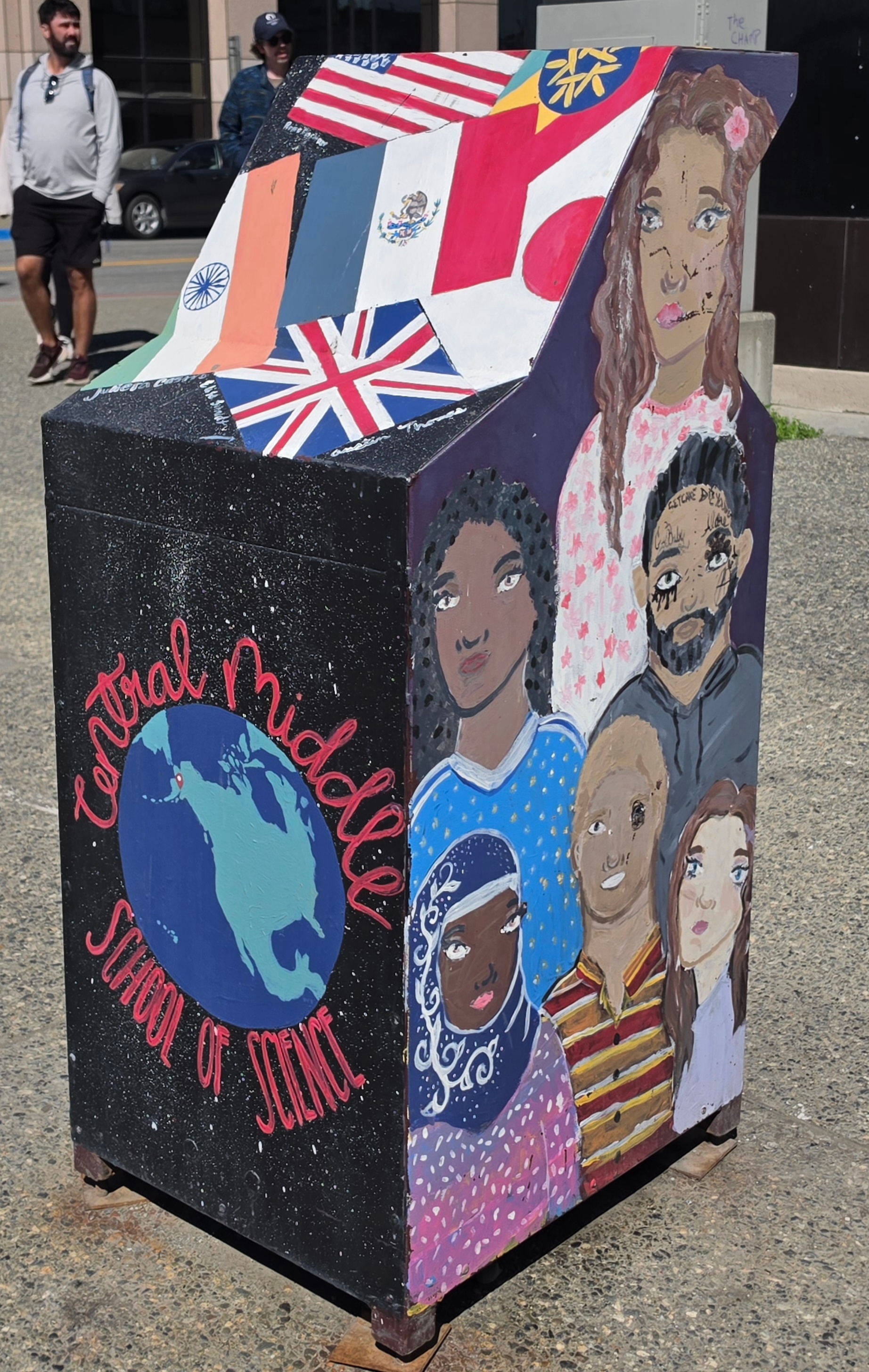 mural in Anchorage by artist unknown.