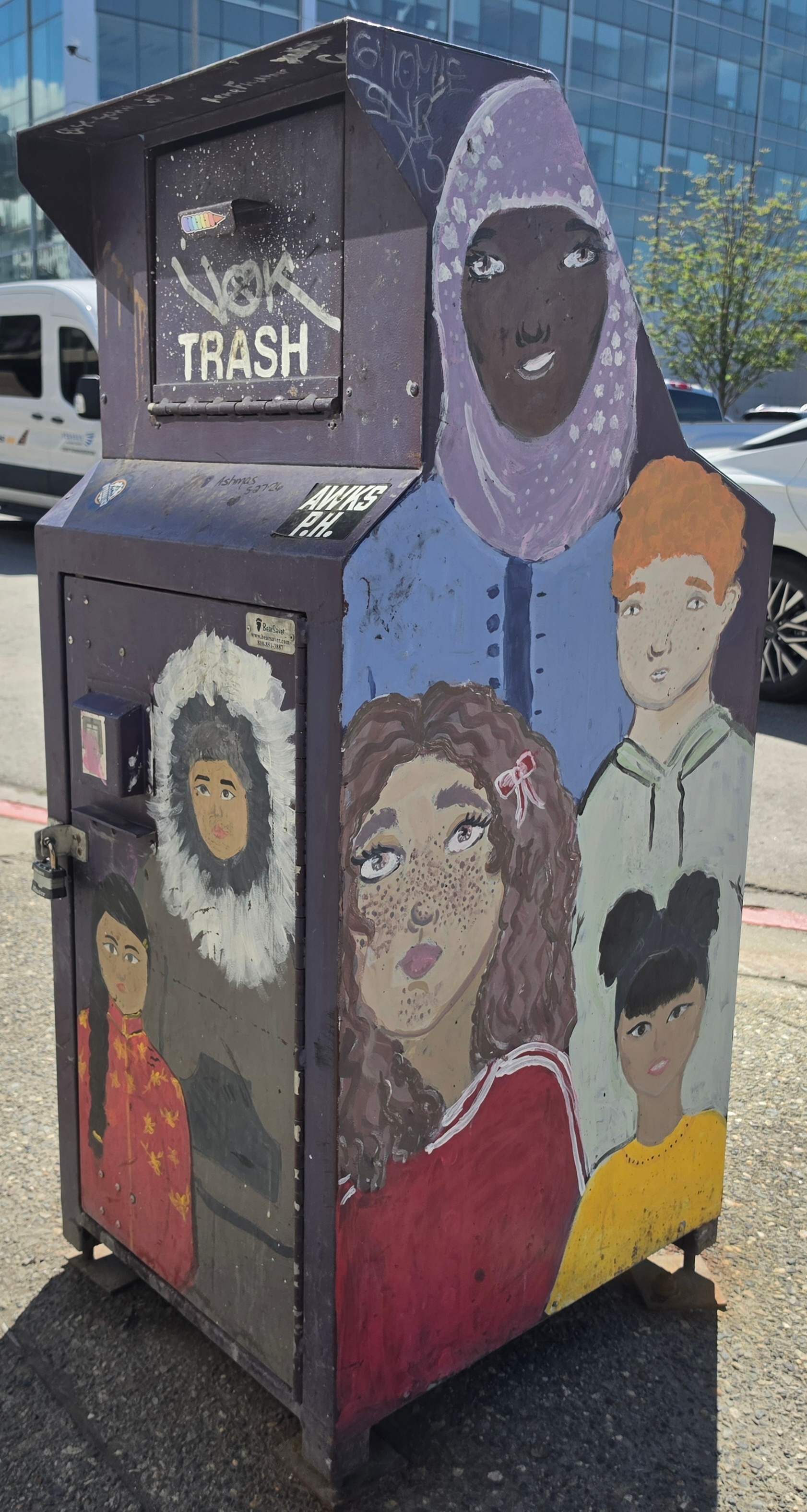 mural in Anchorage by artist unknown.
