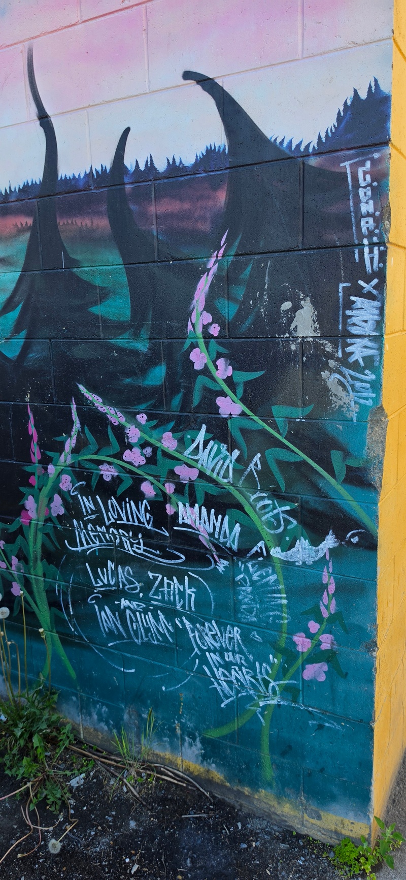 mural in Anchorage by artist unknown.