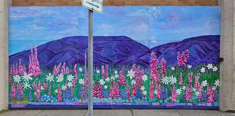 mural in Anchorage by artist unknown.