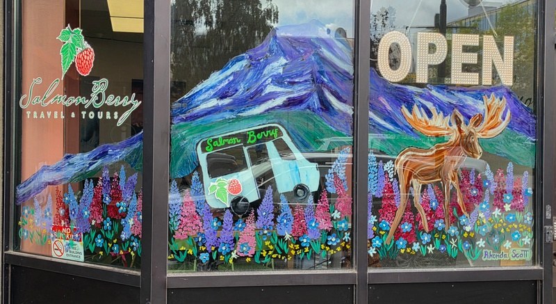 mural in Anchorage by artist unknown.