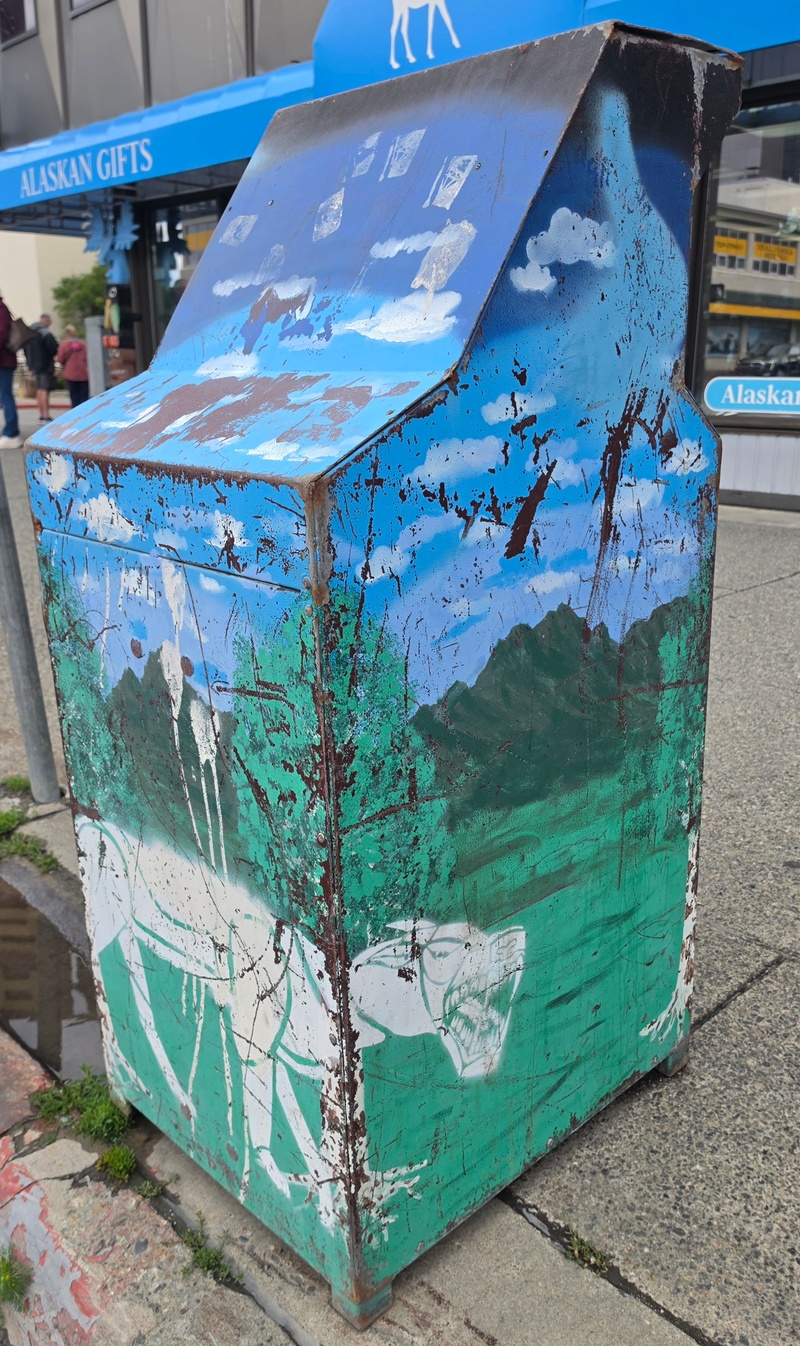 mural in Anchorage by artist unknown.