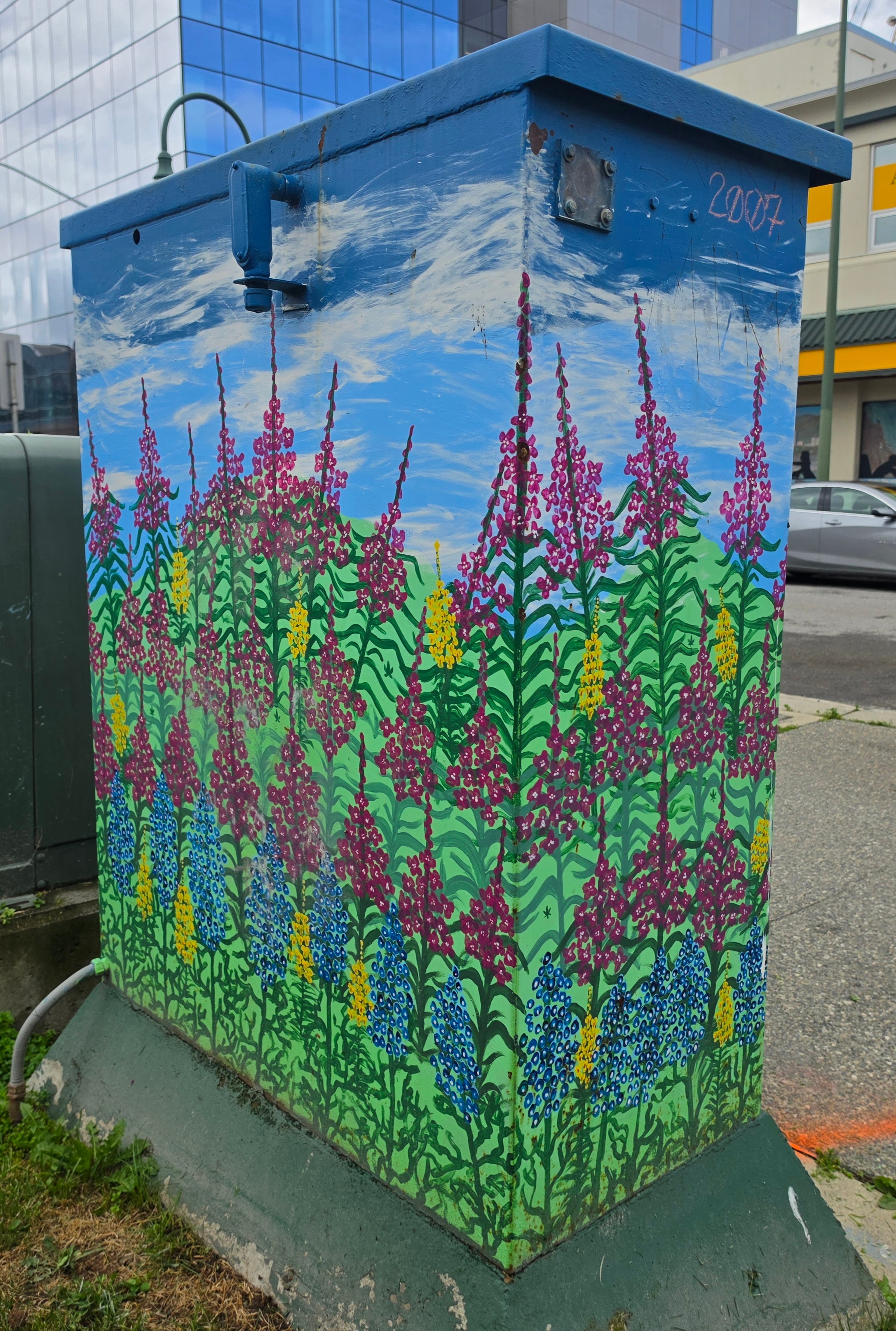 mural in Anchorage by artist unknown.