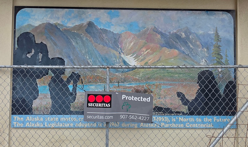 mural in Anchorage by artist unknown.