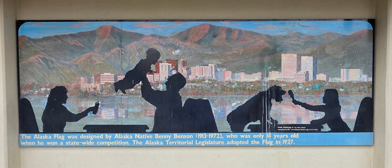 mural in Anchorage by artist unknown.