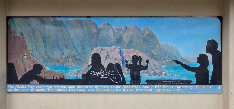 mural in Anchorage by artist unknown.