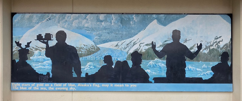 mural in Anchorage by artist unknown.