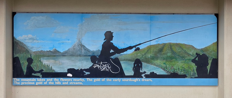 mural in Anchorage by artist unknown.