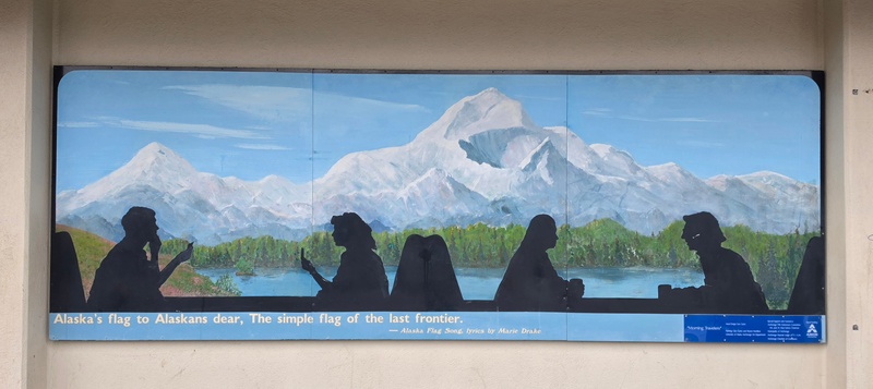 mural in Anchorage by artist unknown.