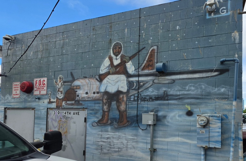 mural in Anchorage by artist unknown.