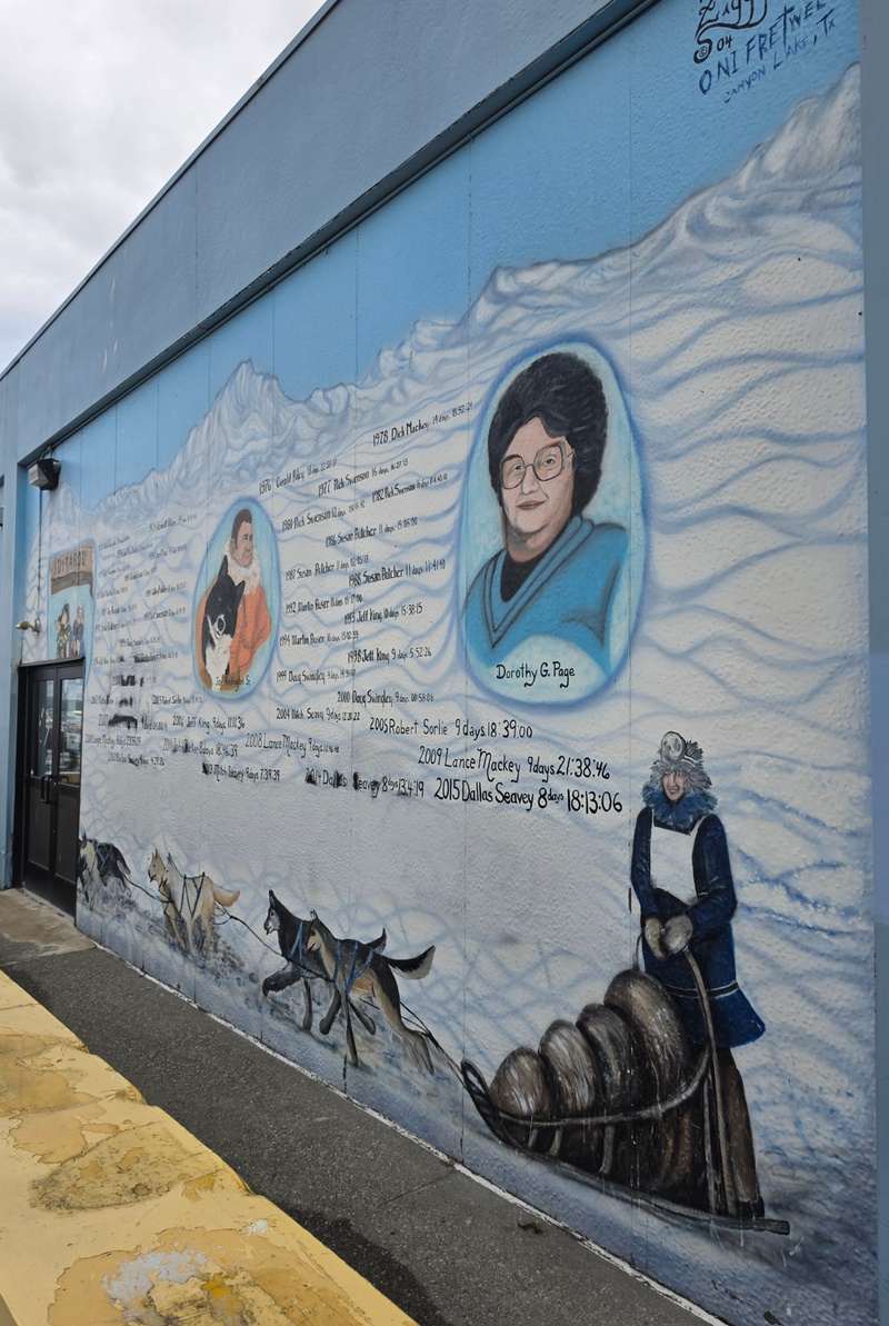 mural in Anchorage by artist unknown.