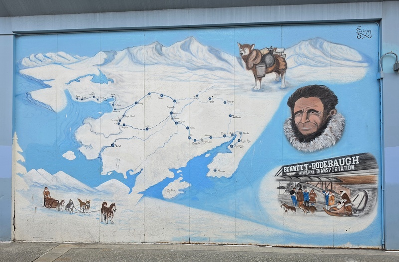 mural in Anchorage by artist unknown.