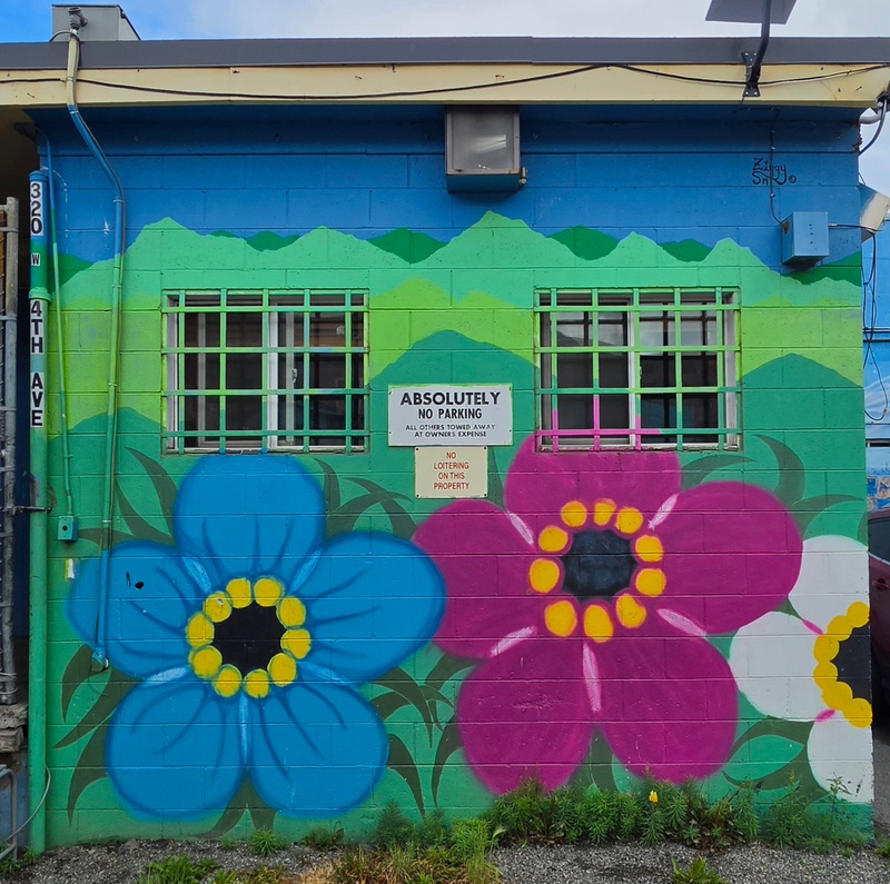 mural in Anchorage by artist unknown.