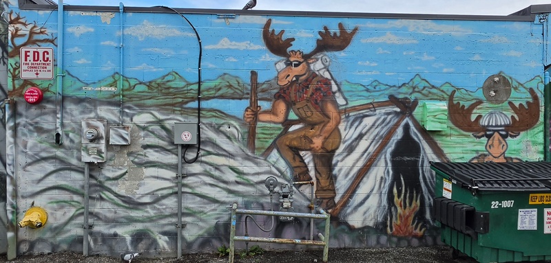 mural in Anchorage by artist unknown.