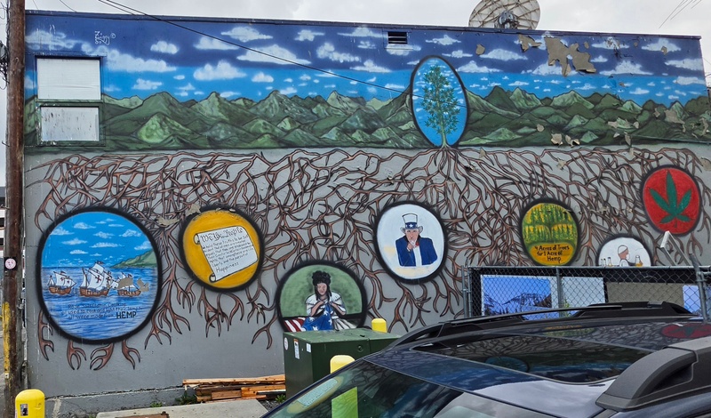 mural in Anchorage by artist unknown.