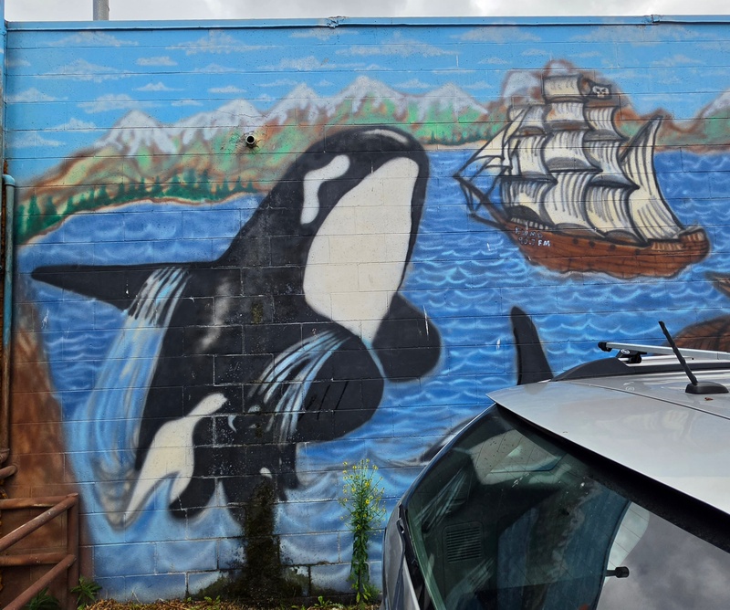 mural in Anchorage by artist unknown.