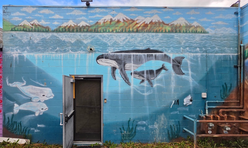 mural in Anchorage by artist unknown.