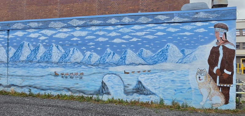 mural in Anchorage by artist unknown.