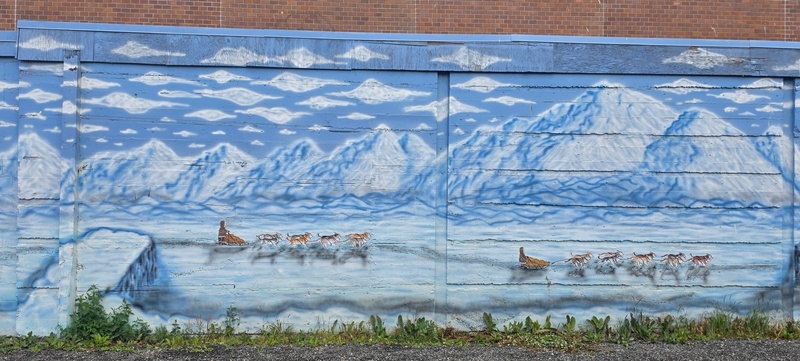 mural in Anchorage by artist unknown.