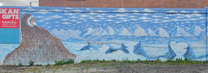 mural in Anchorage by artist unknown.