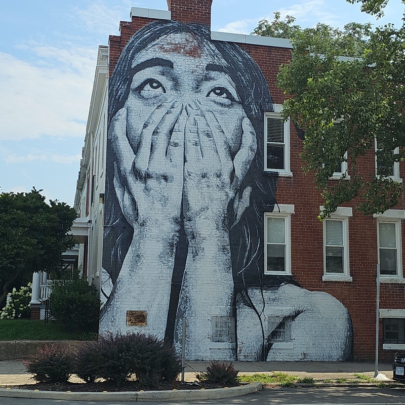mural in Richmond by artist unknown.