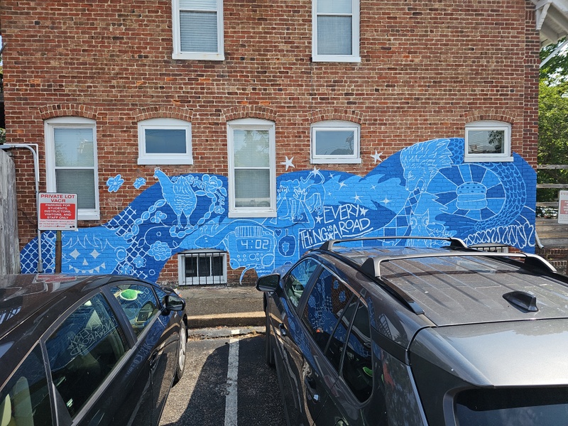 mural in Richmond by artist unknown.
