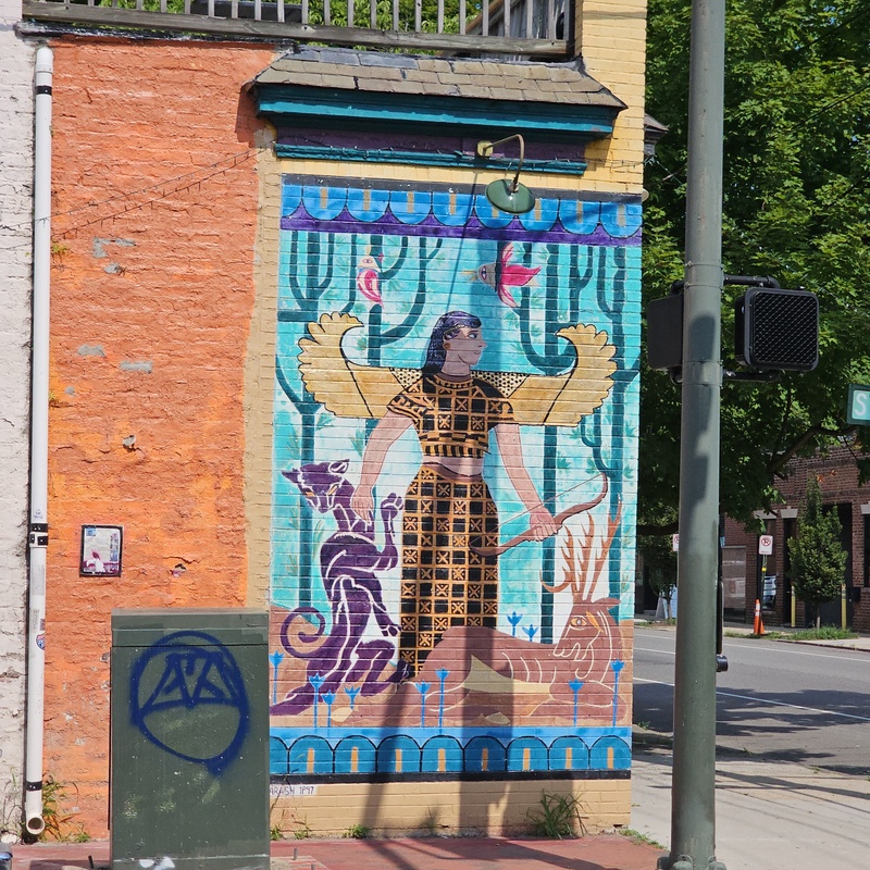 mural in Richmond by artist unknown.